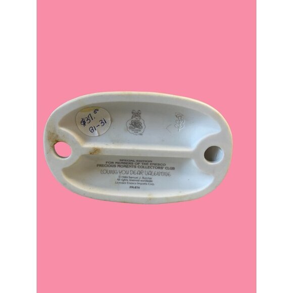 Precious Moments "Loving You Dear Valentine" Figurine - Picture 5 of 5